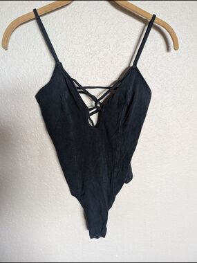 Express Black Bodysuit